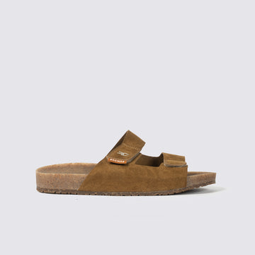 Sandalias dos correas Nuez