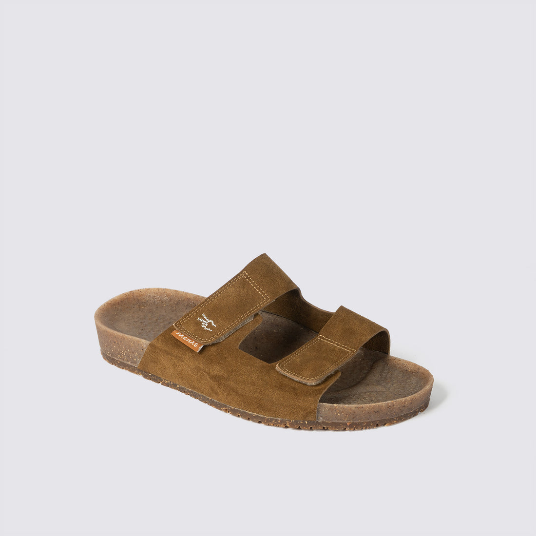 Sandalias dos correas Nuez