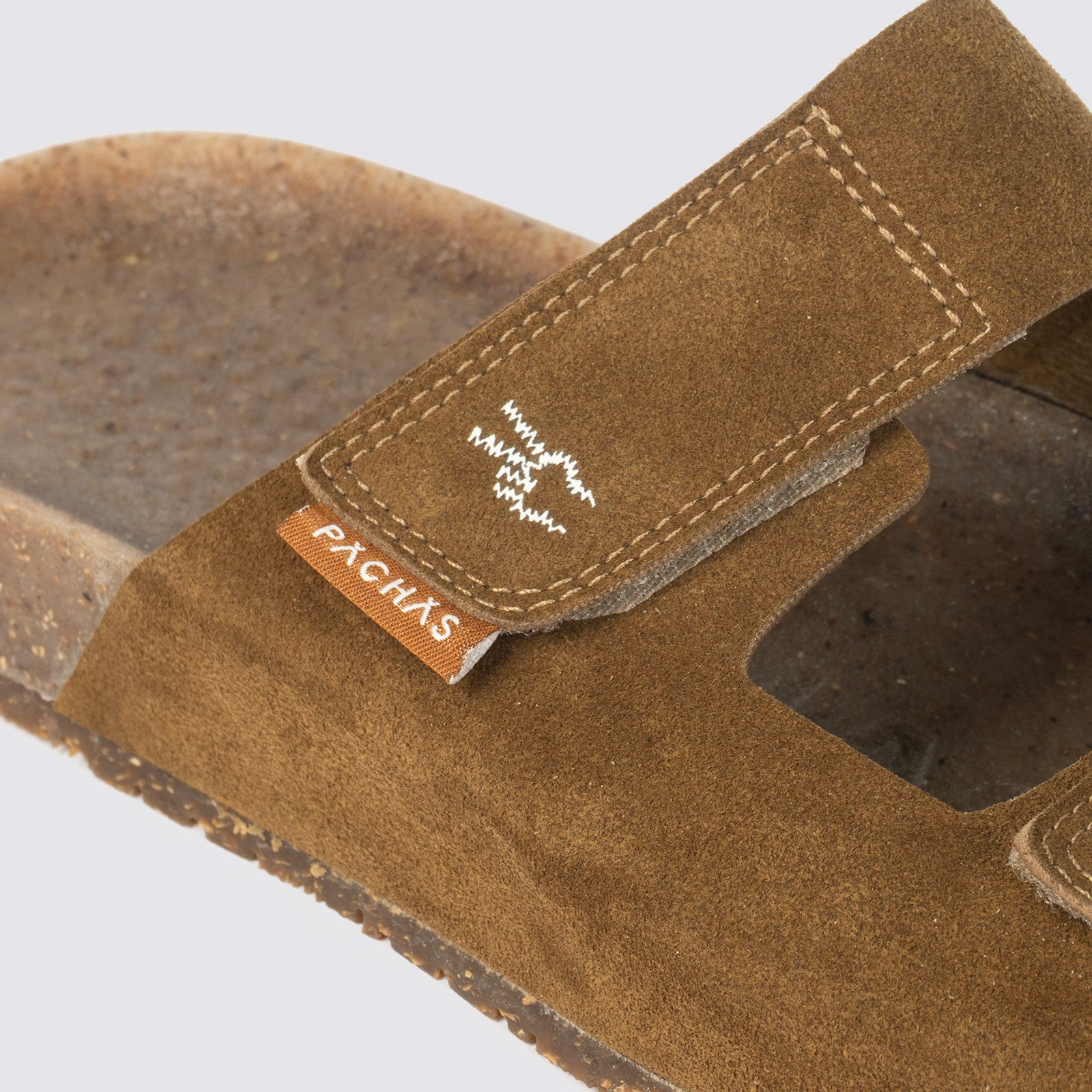 Sandalias dos correas Nuez