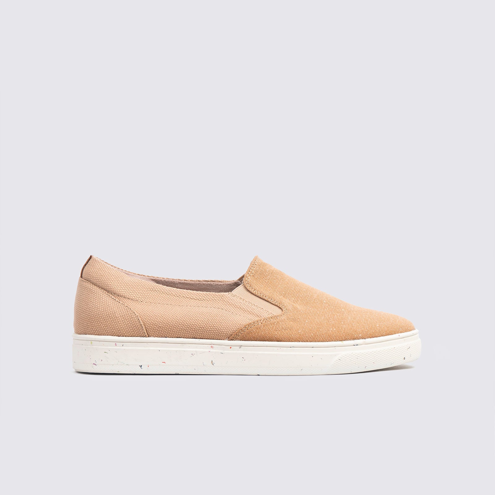 Slip On Camel Simples - Mujer