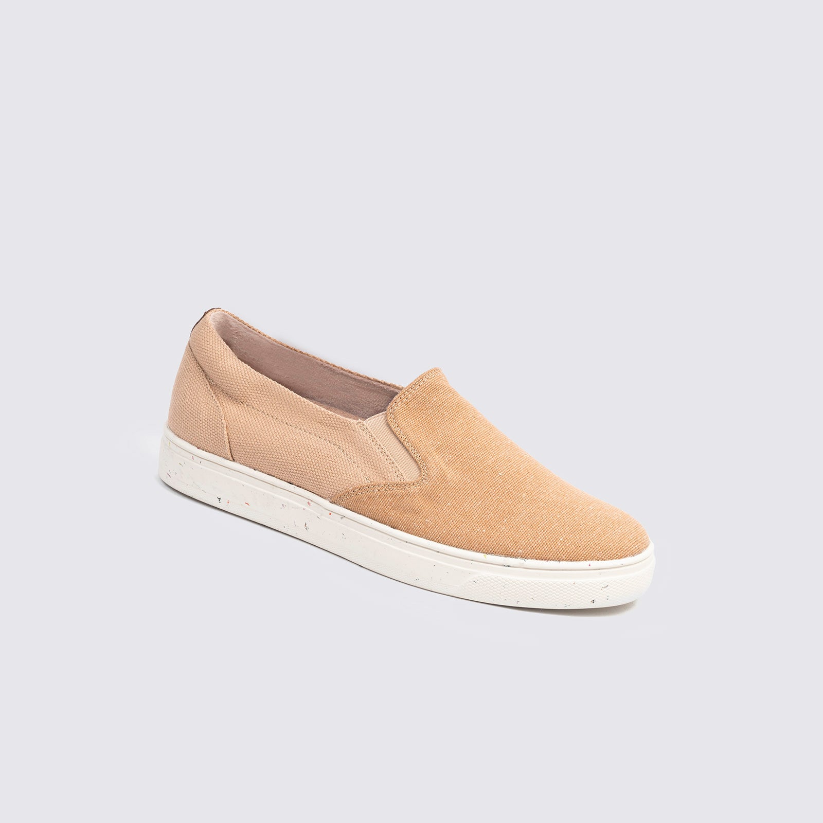 Slip On Camel Simples - Mujer