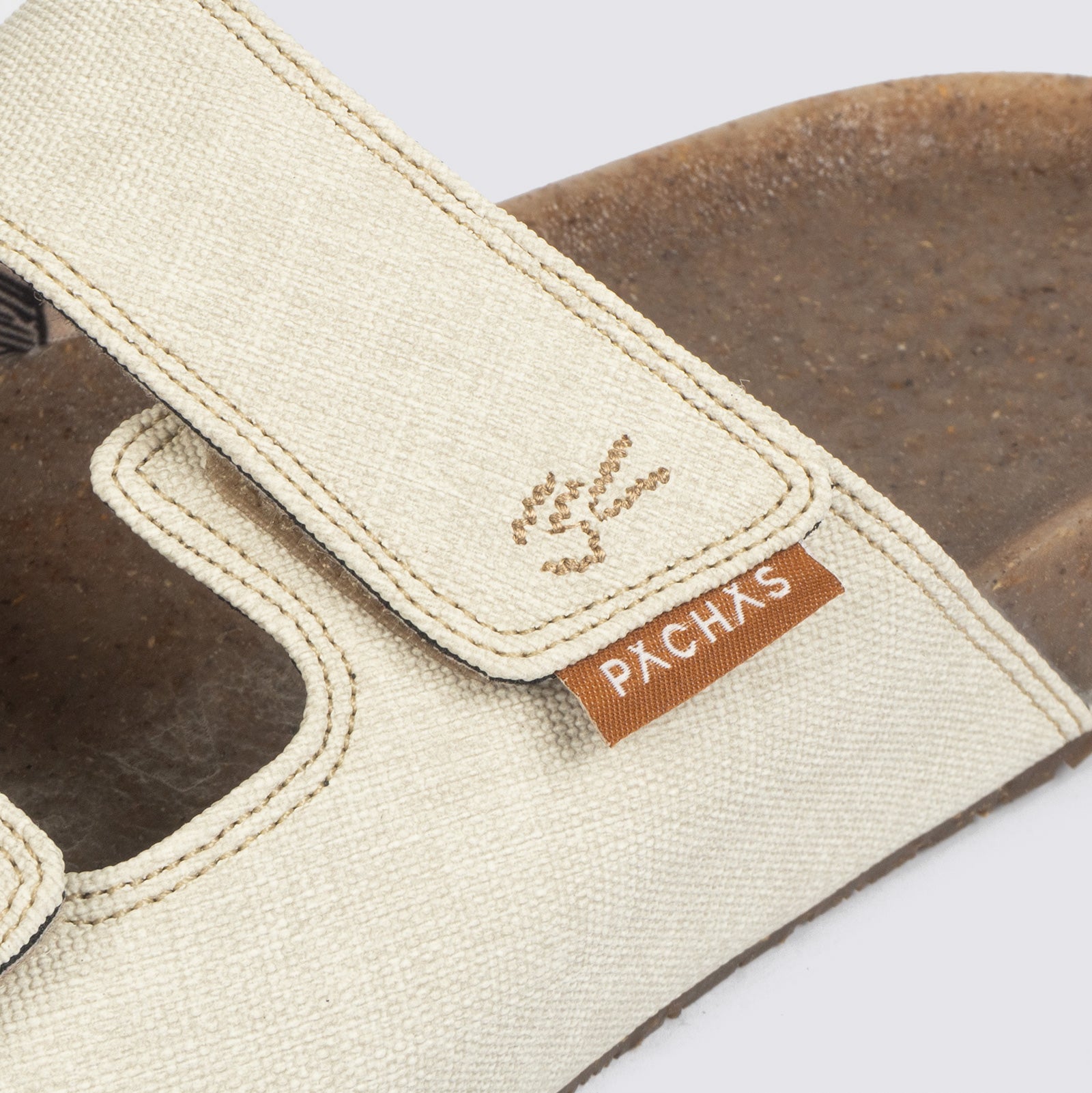 Sandalias dos correas "Bitacora" Blanca
