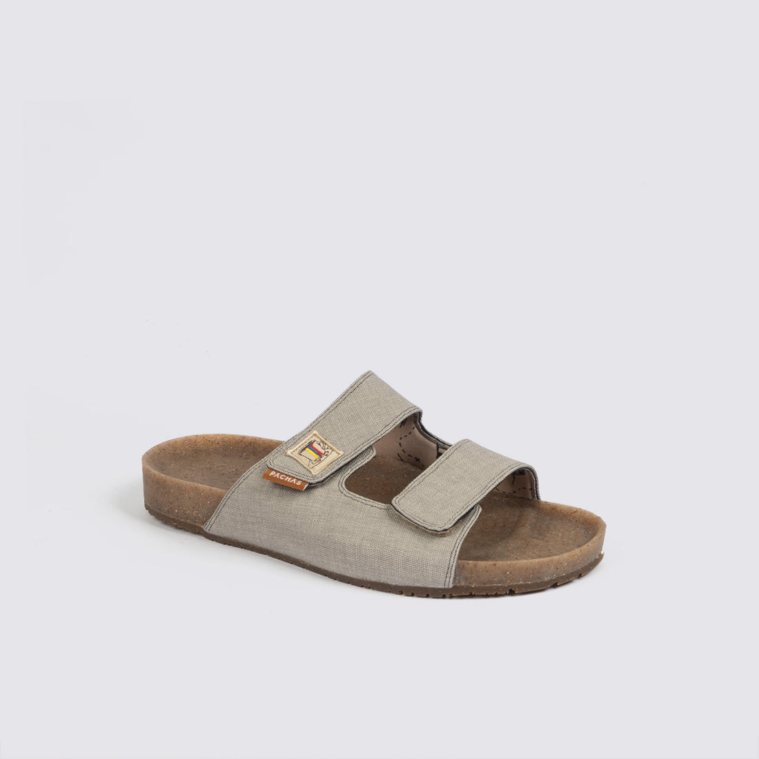 Sandalias dos correas "Bitacora" Gris
