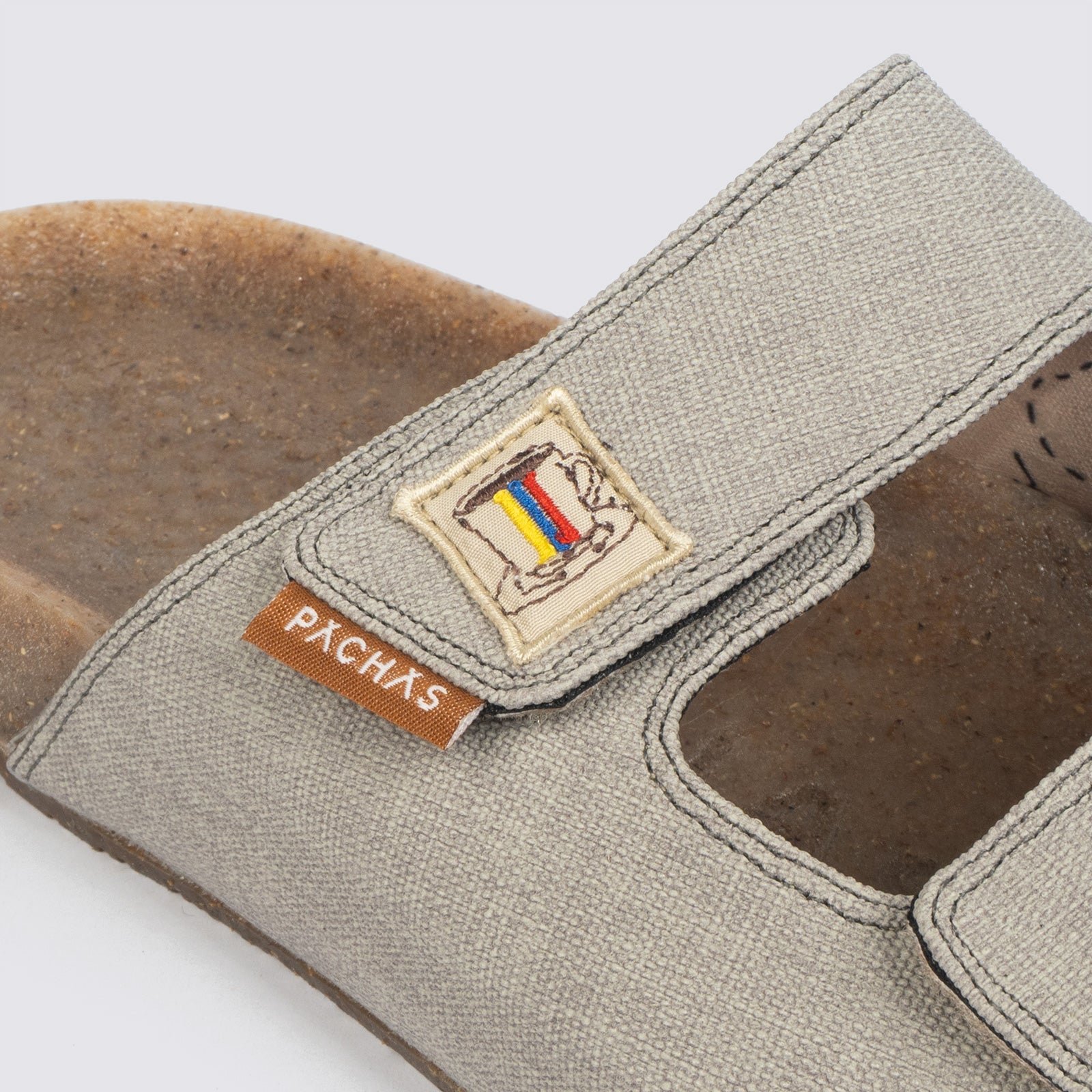 Sandalias dos correas "Bitacora" Gris