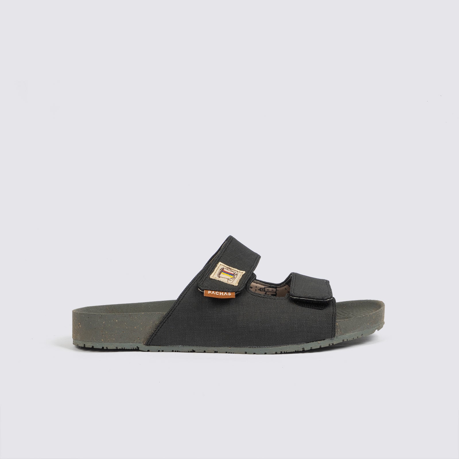 Sandalias dos correas "Bitacora" Azabache