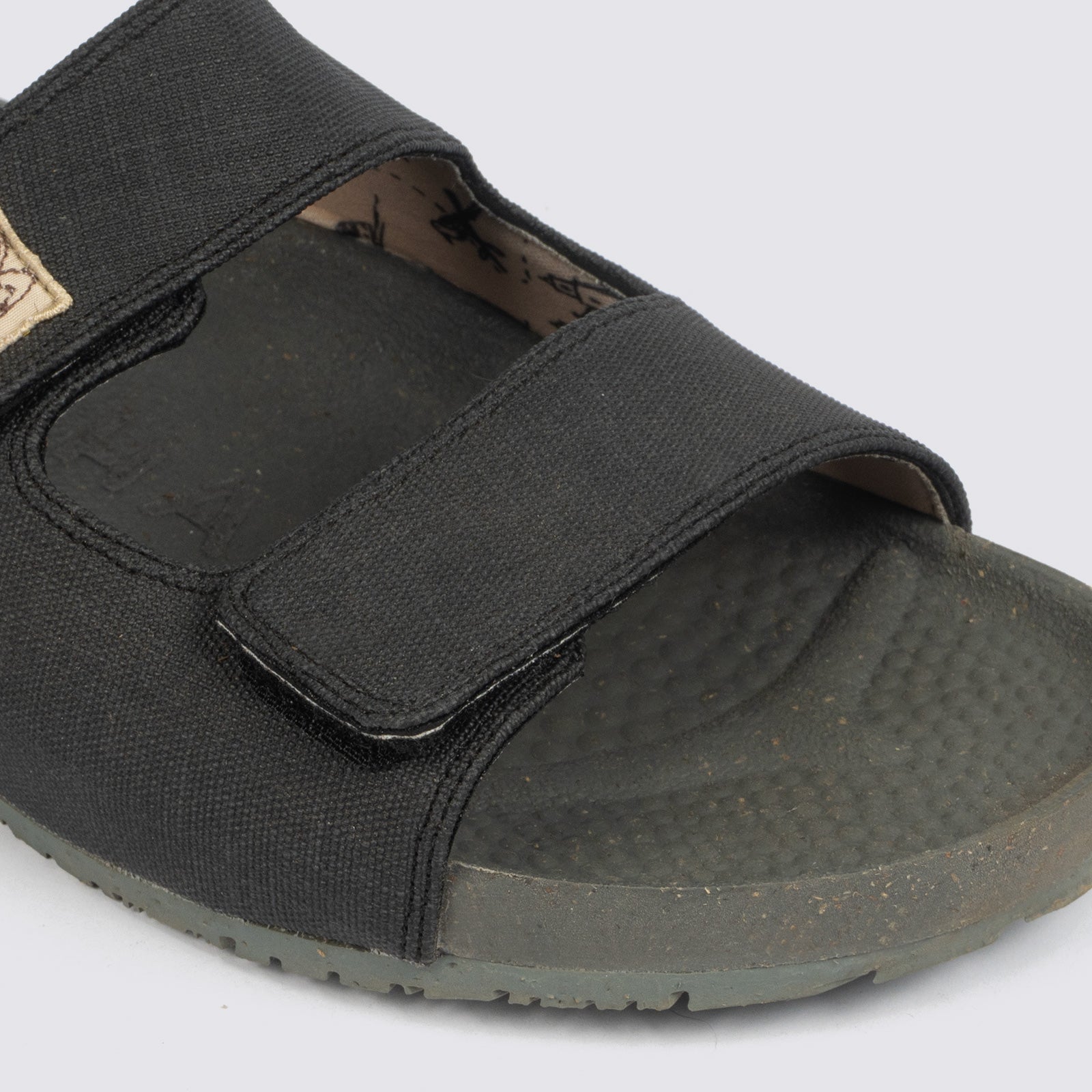 Sandalias dos correas "Bitacora" Azabache
