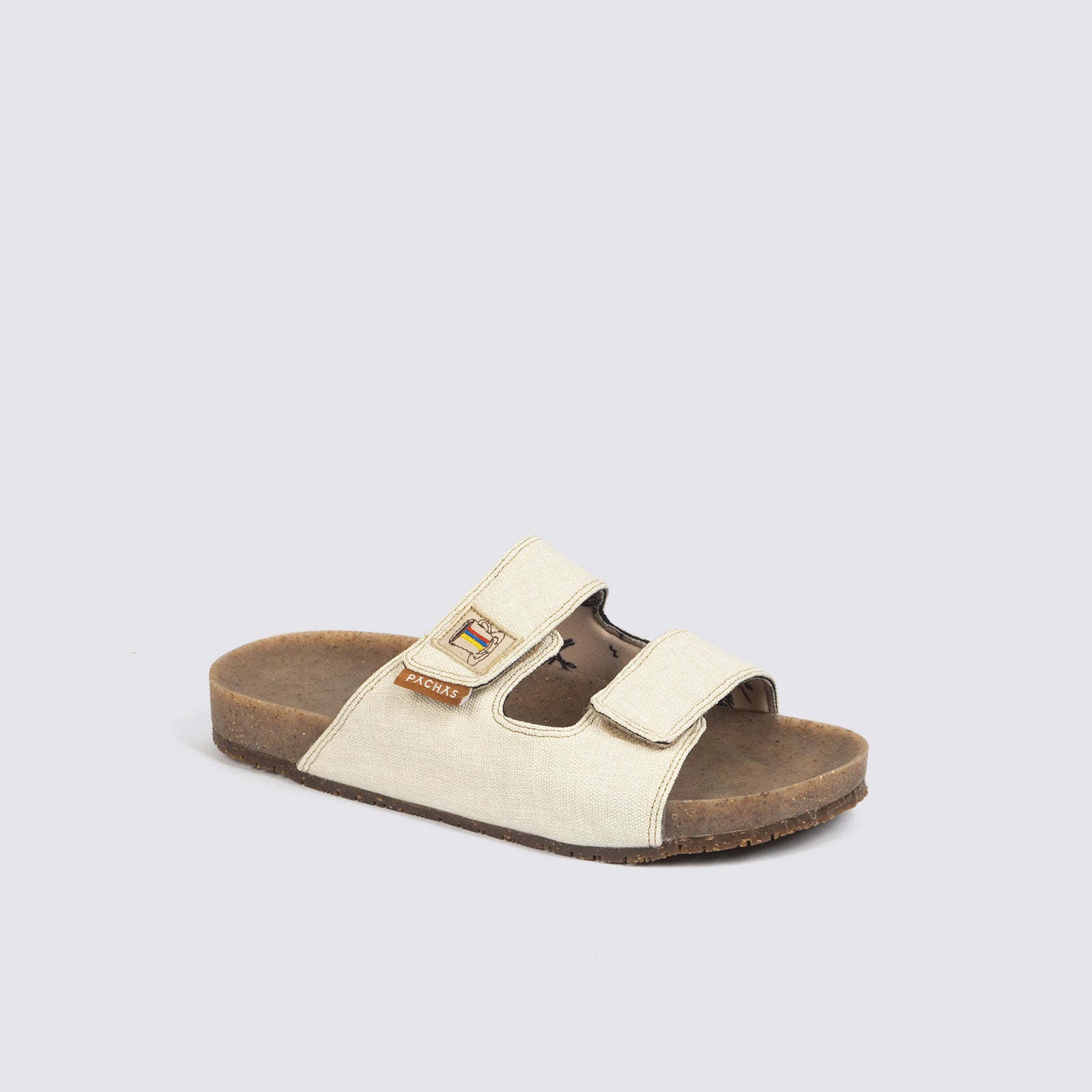 Sandalias dos correas "Bitacora" Blanca
