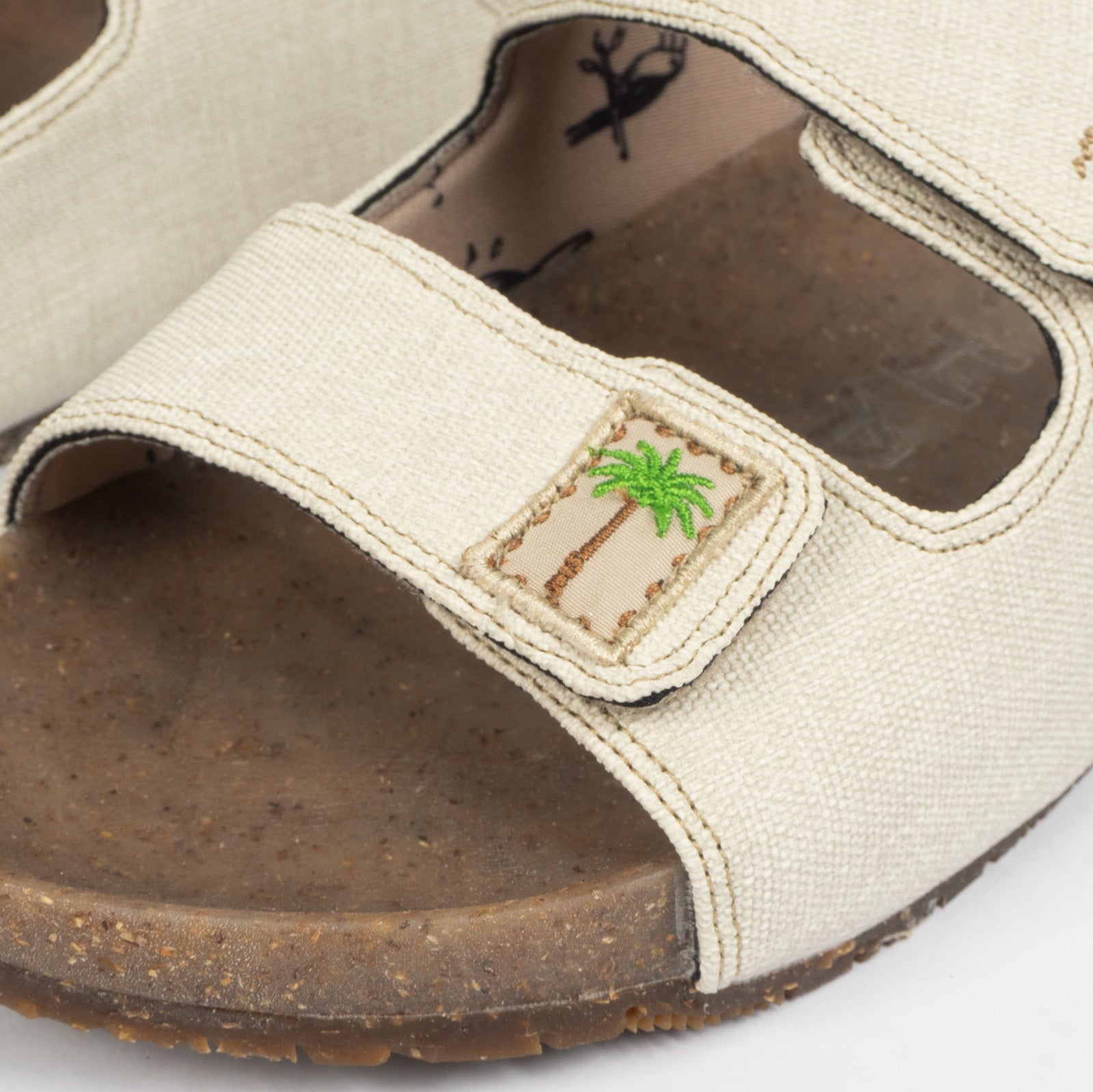 Sandalias dos correas "Bitacora" Blanca