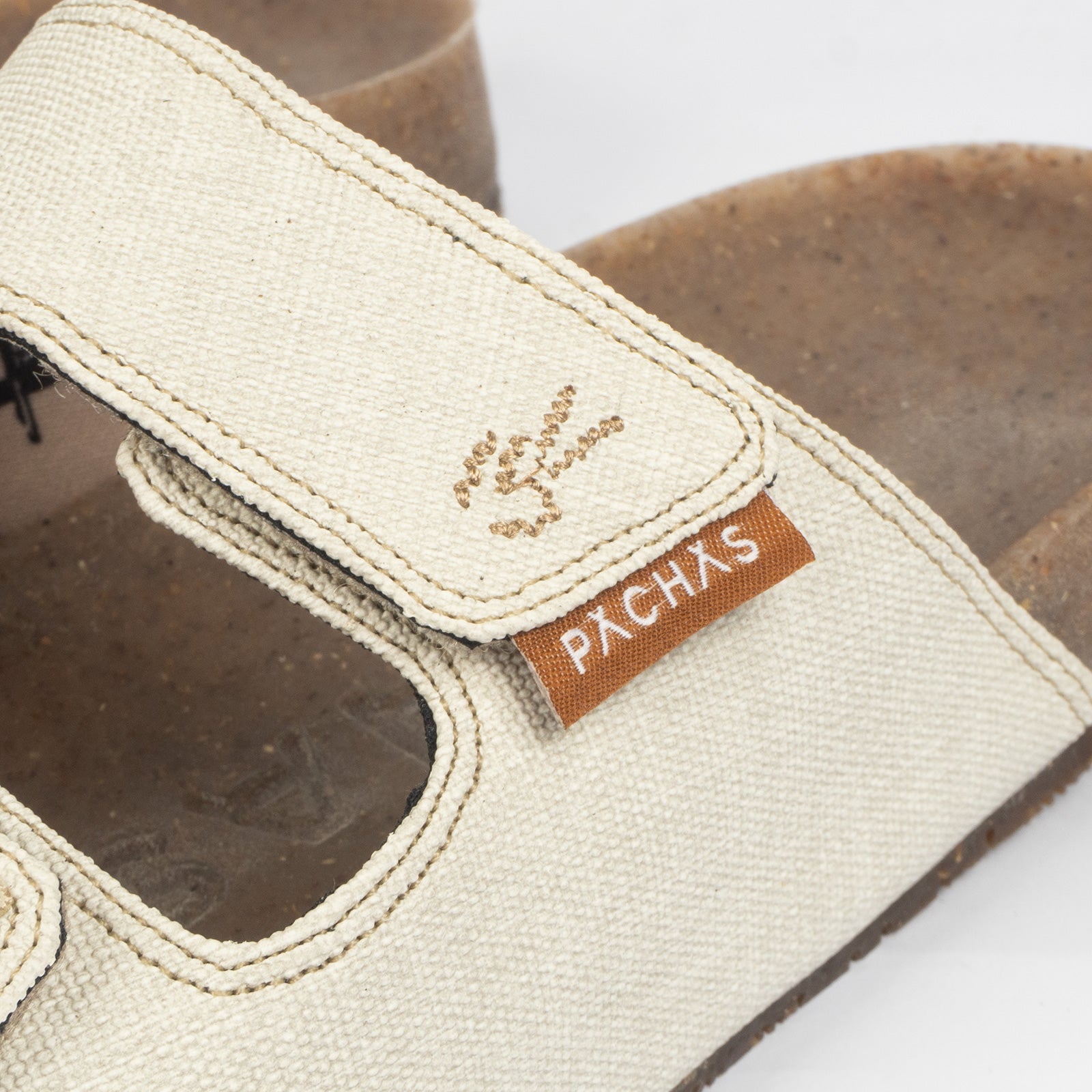 Sandalias dos correas "Bitacora" Blanca