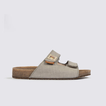 Sandalias dos correas "Bitacora" Gris