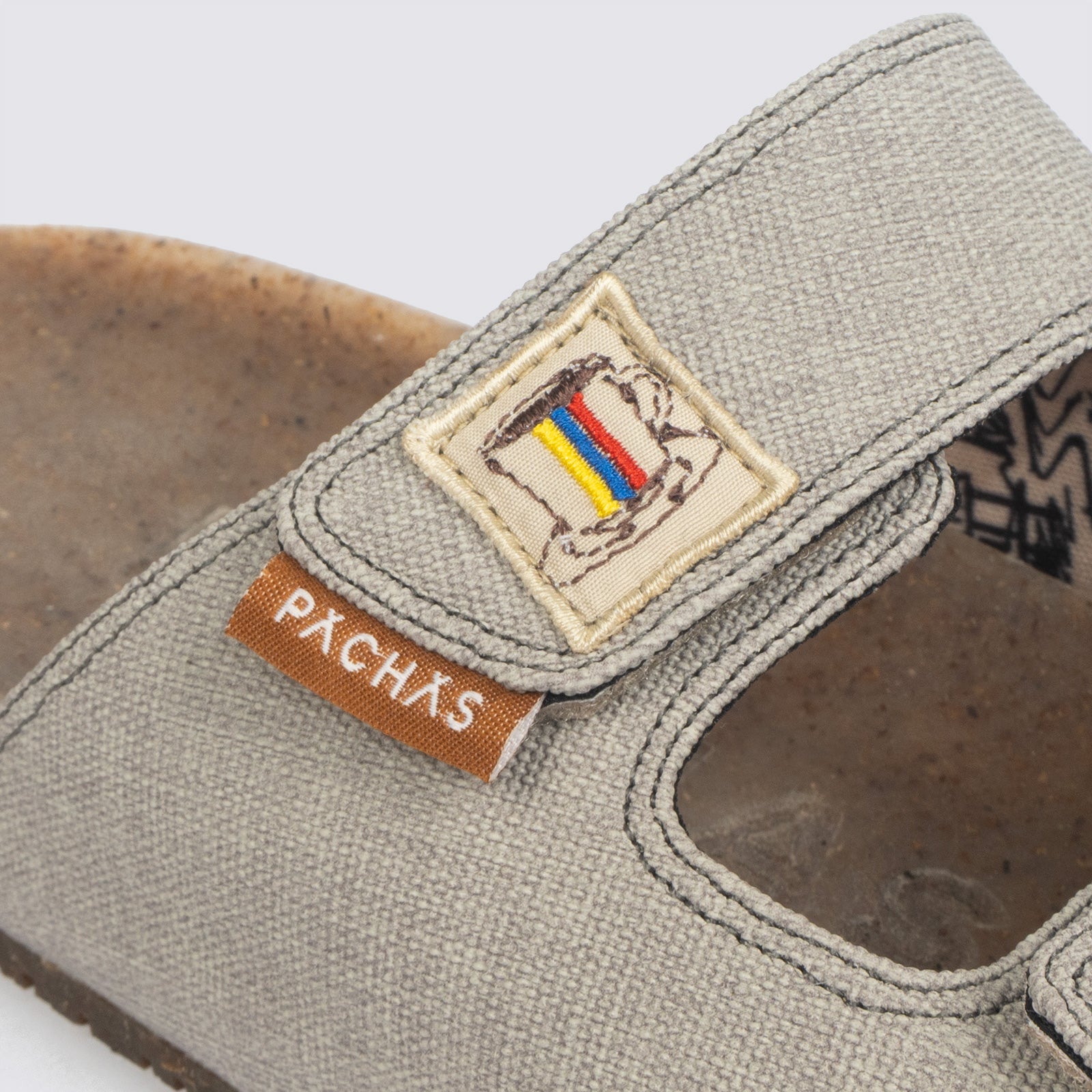 Sandalias dos correas "Bitacora" Gris