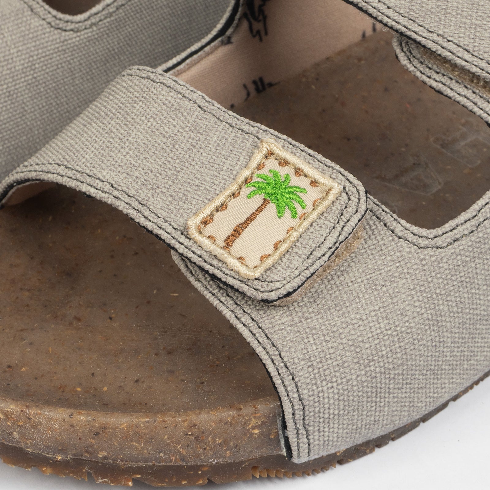 Sandalias dos correas "Bitacora" Gris
