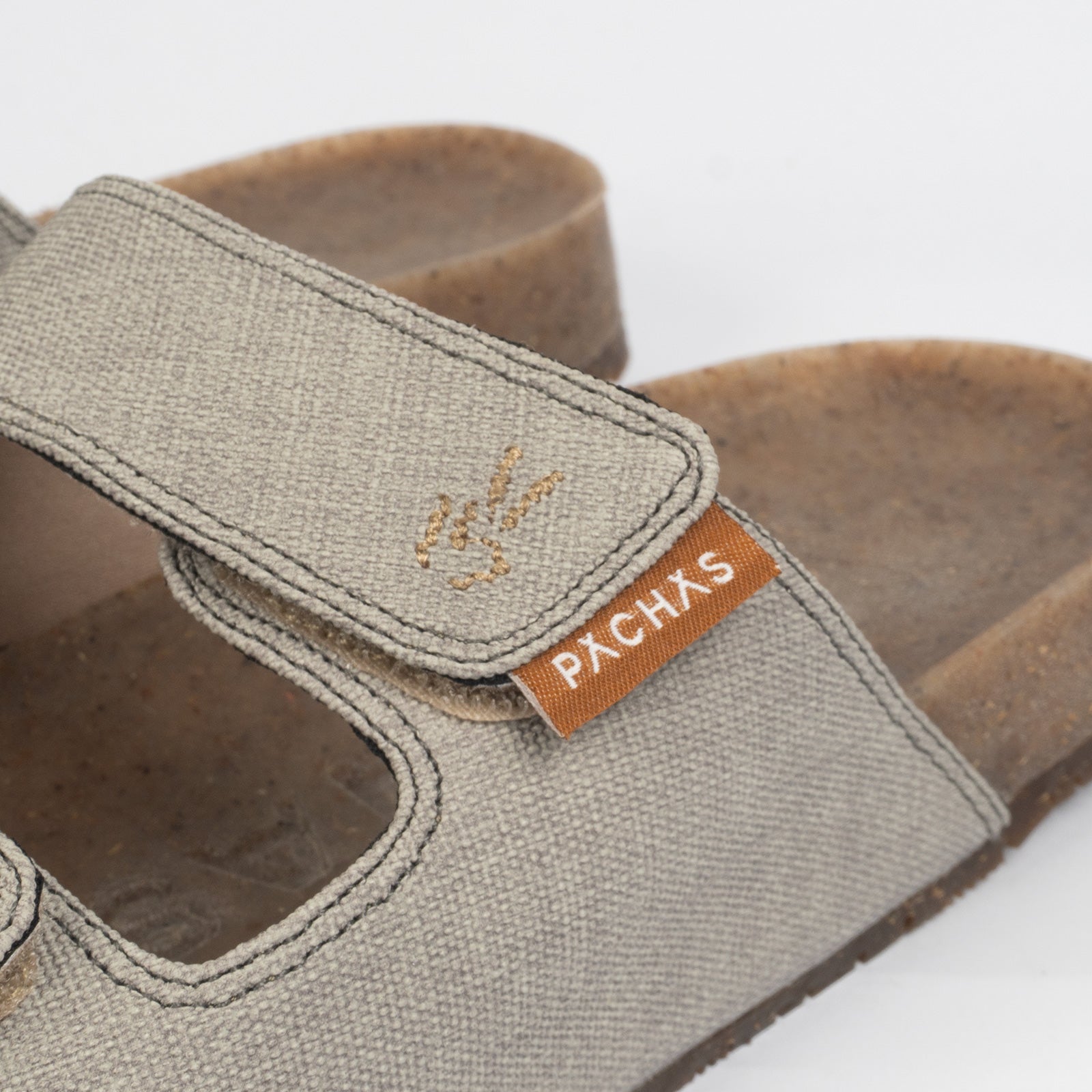 Sandalias dos correas "Bitacora" Gris