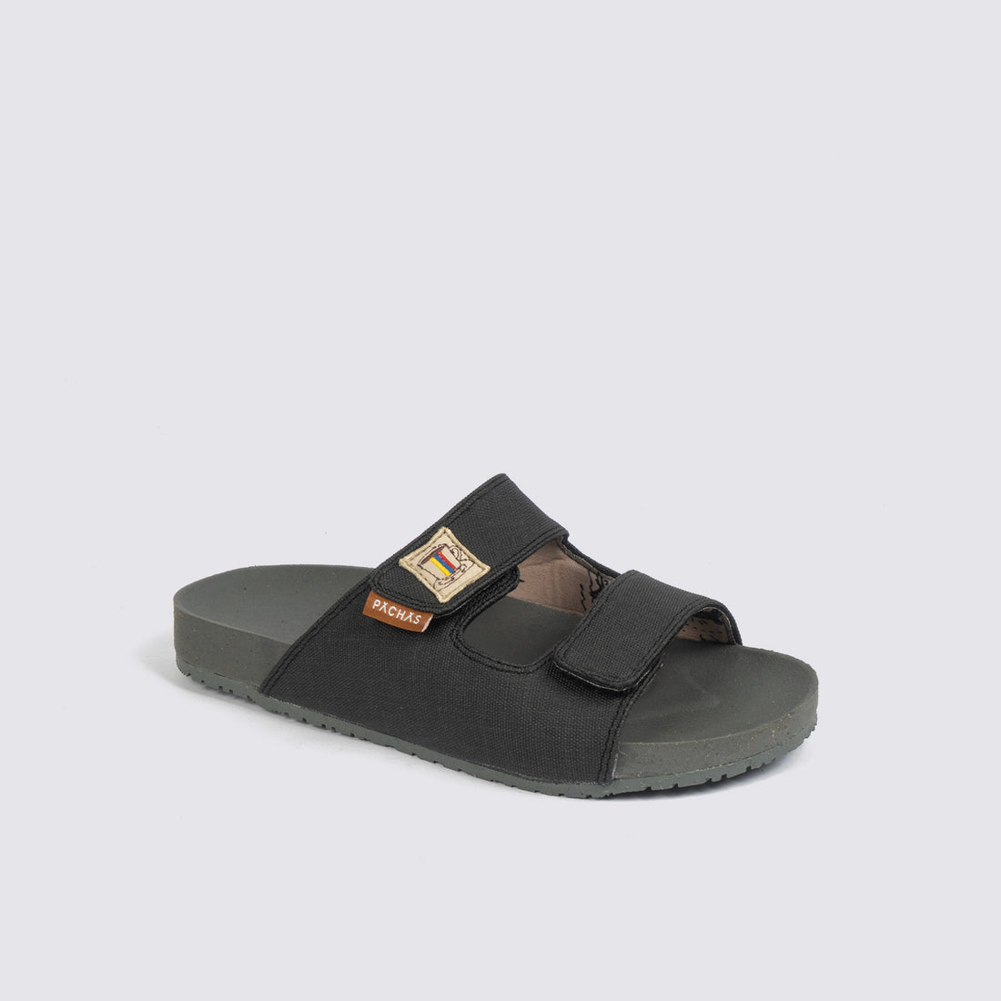 Sandalias dos correas "Bitacora" Azabache