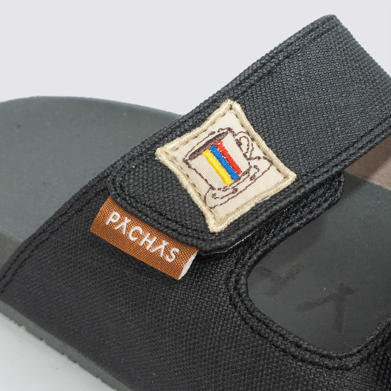 Sandalias dos correas "Bitacora" Azabache