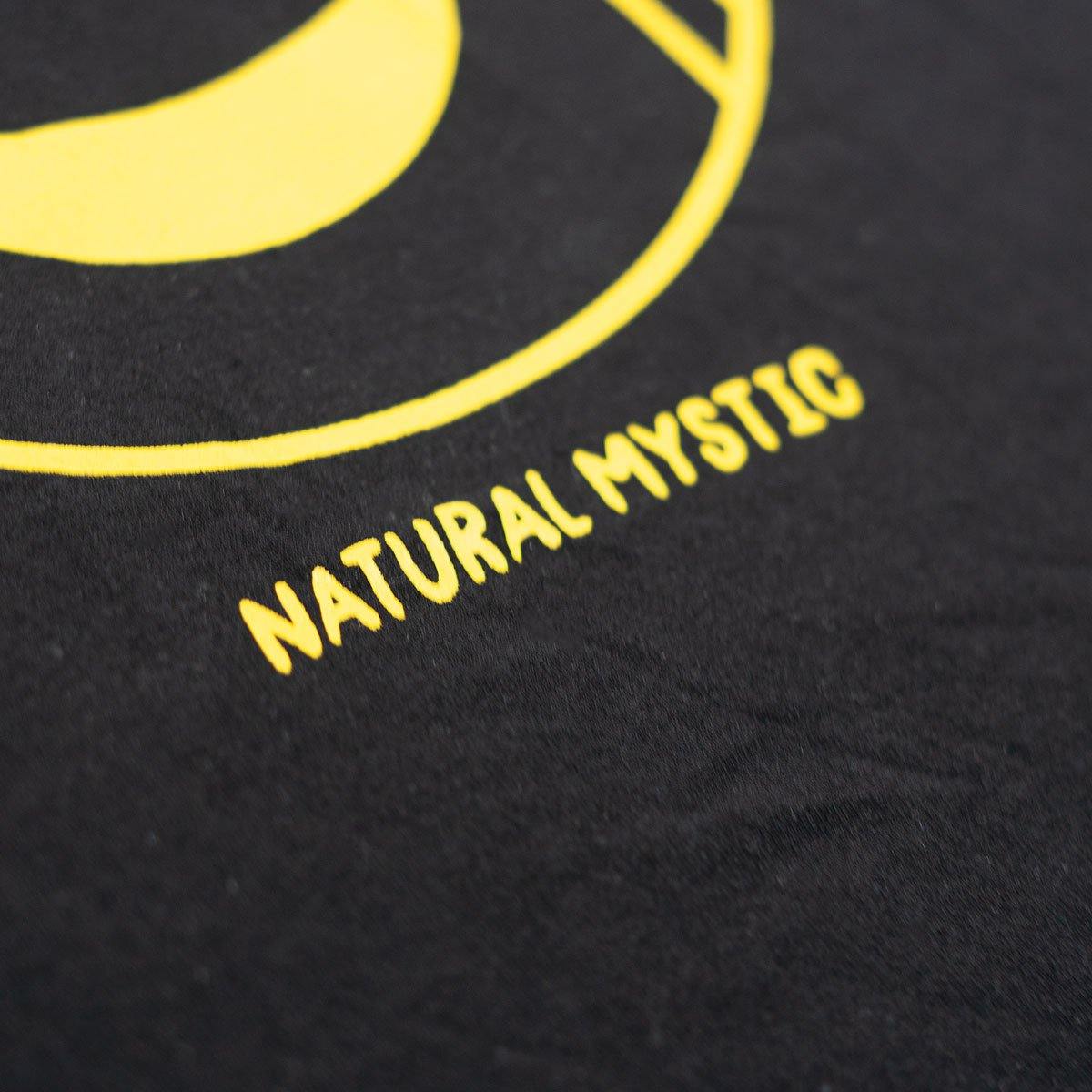 Camiseta Negra "Natural Mystic" Mujer - Alpargataspachas