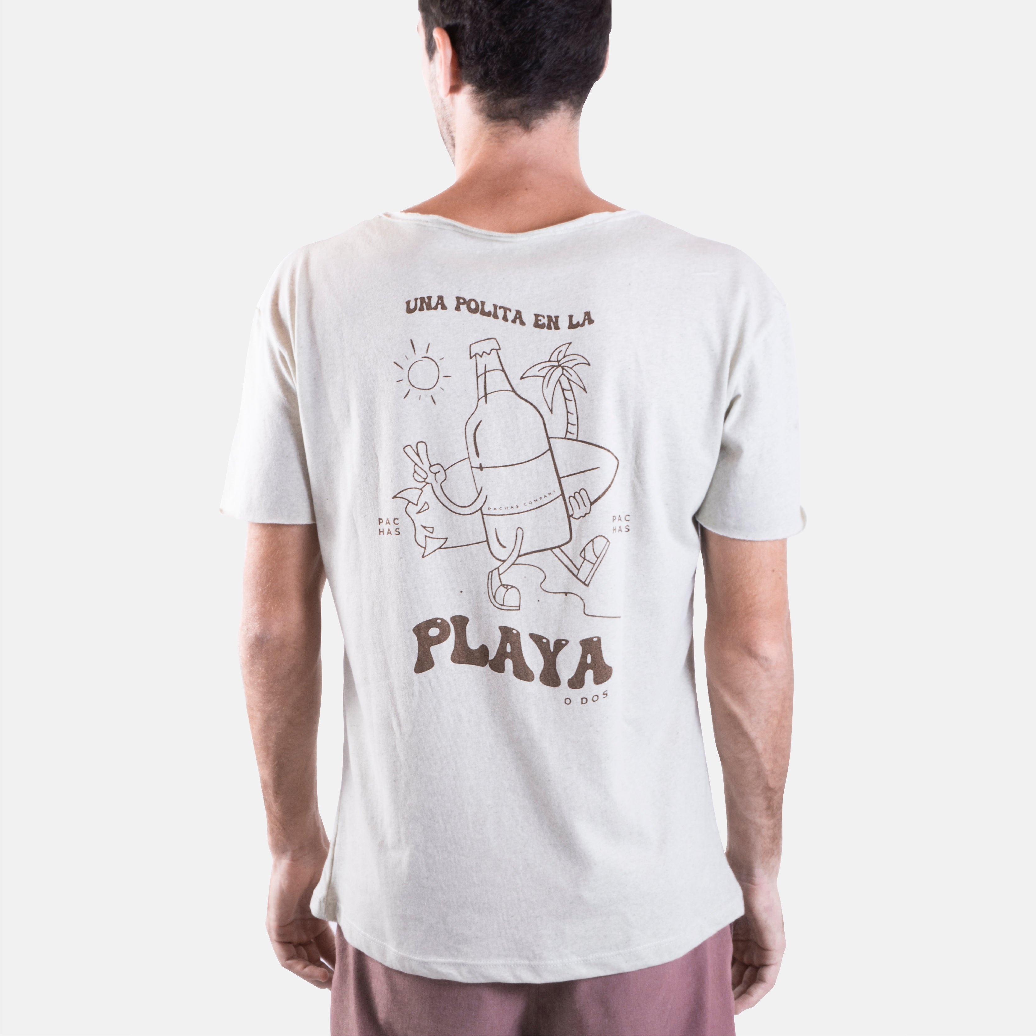 Camiseta Polita en la Playa Hombre