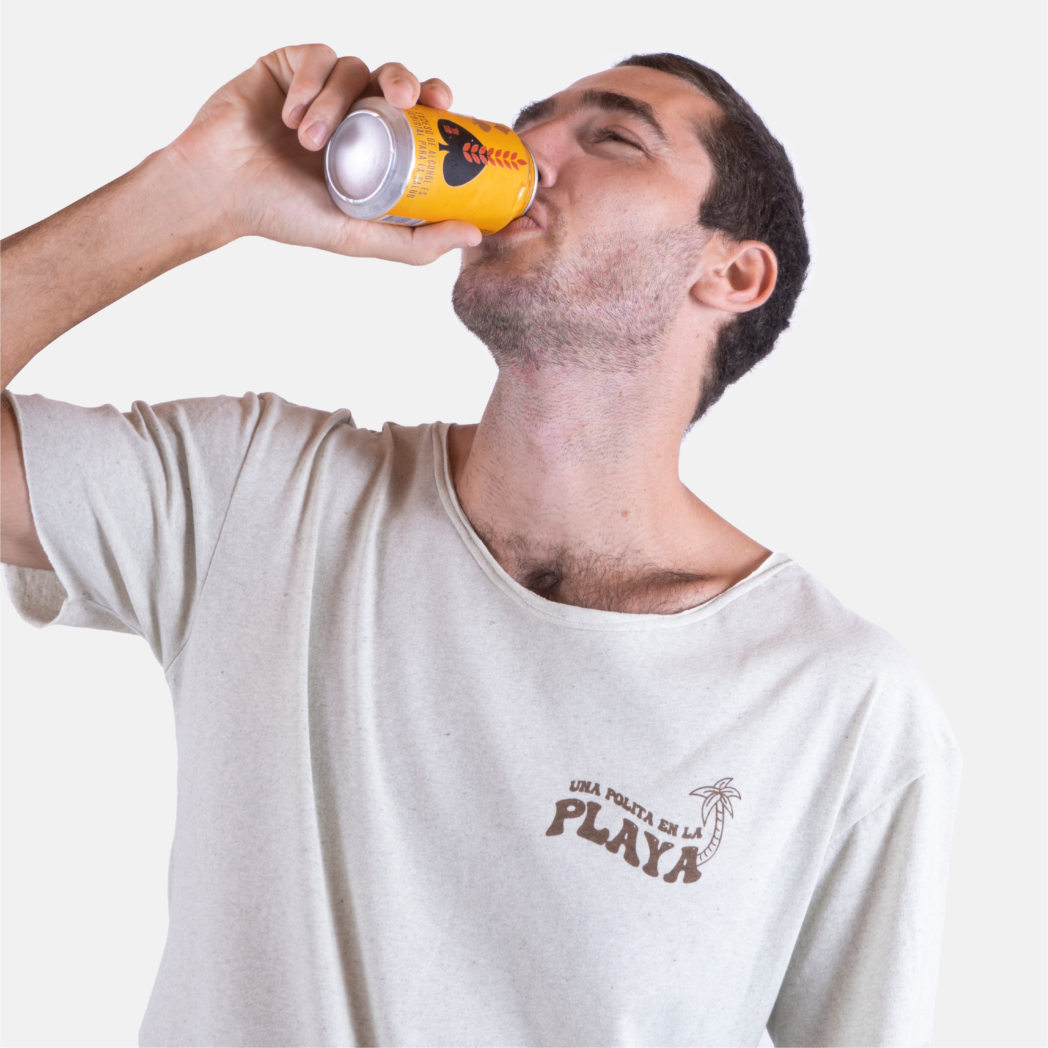 Camiseta Polita en la Playa Hombre